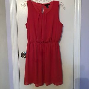 Forever 21 Pink Chiffon Dress